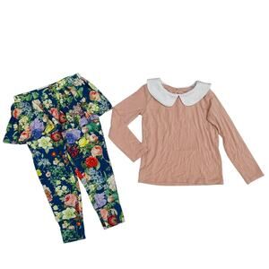 NWT PP 3T Carmen Long Sleeve Peterpan Set
